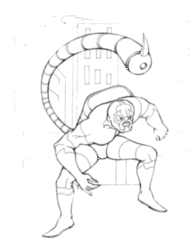 Раскраска из мультфильма Человек паук